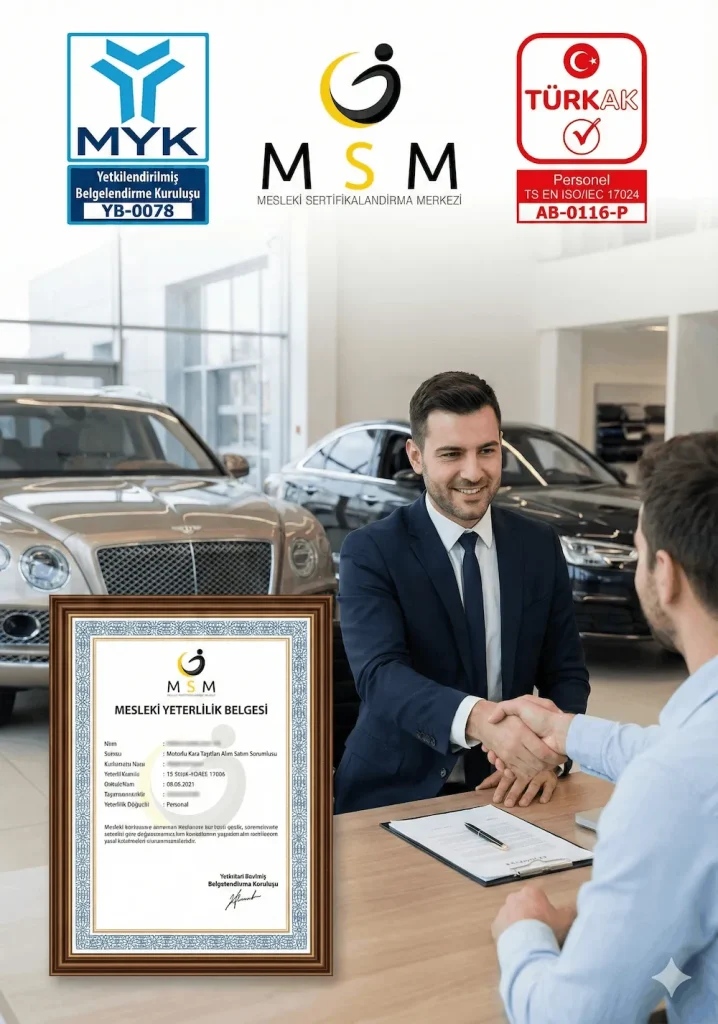 Araç Kiralama Danışmanı Mesleki Sertifika