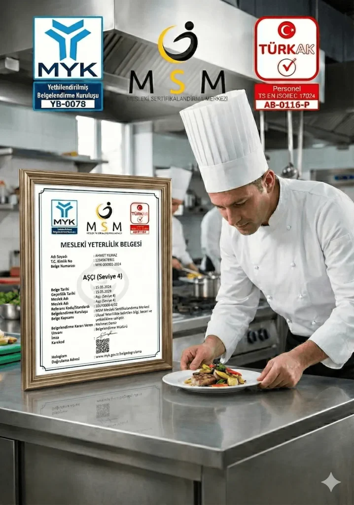 Aşçı Mesleki Sertifika