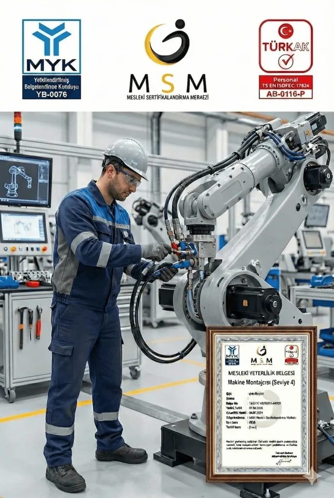 Makine montajcısı Mesleki Sertifika