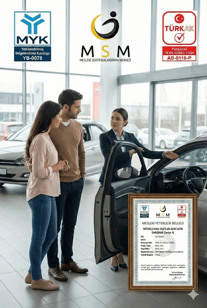 Motorlu Kara Taşıtları Alım Satım Danışmanı Sertifikası