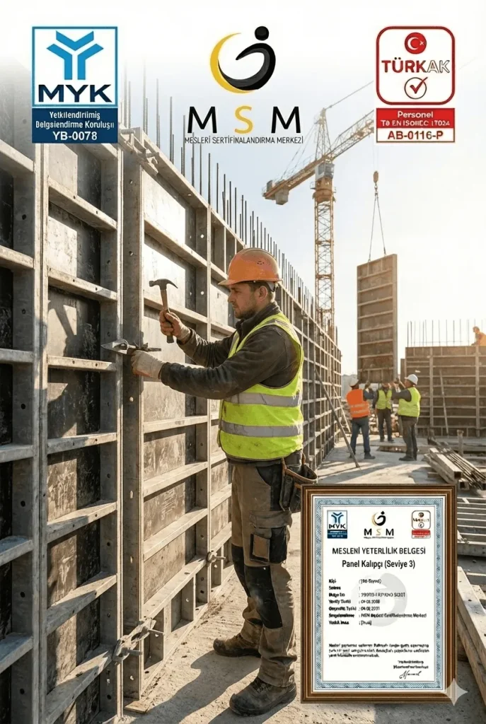 Panel Kalıpçı Mesleki Sertifikası