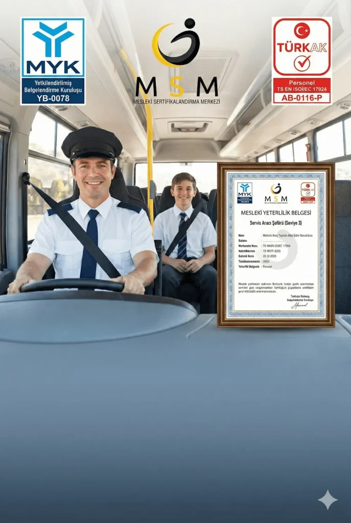 Servis Aracı Şoförü Mesleki Sertifika